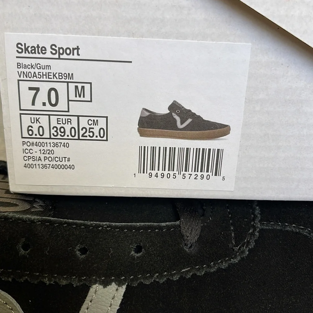 Vans Skate Sport Black/Gum WMNS - Picture 16 of 16